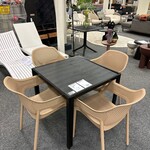Tuinset Simon, beige, zwart